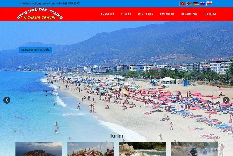 Alanya Web Tasarım - ATI S HOLIDAY