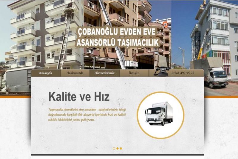 Alanya Web Tasarım - Alanya Çobanoğlu Taşımacılık