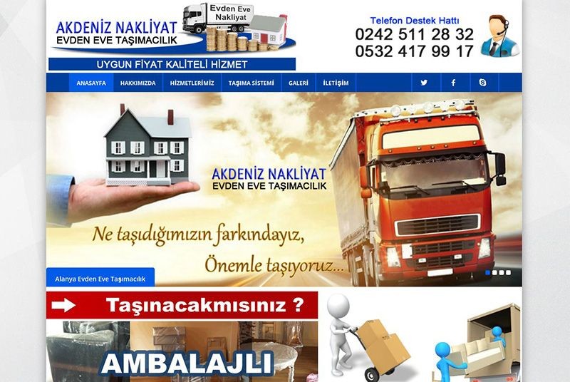 Alanya Web Tasarım - Alanya Taşımacılık