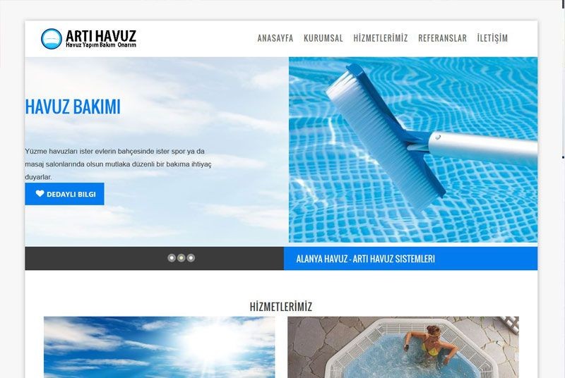 Alanya Web Tasarım - Arti Havuz Alanya