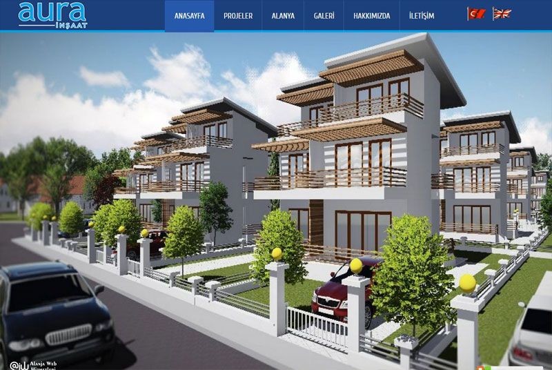 Alanya Web Tasarım - Aura İnşaat
