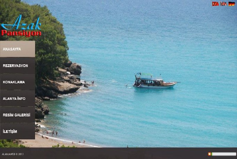 Alanya Web Tasarım - Azak Pansiyon