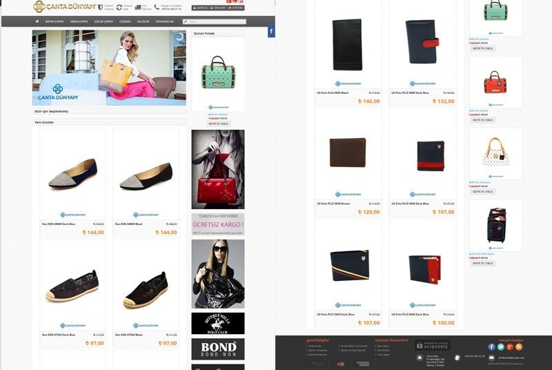 Alanya Web Tasarım - Çanta Dünyam