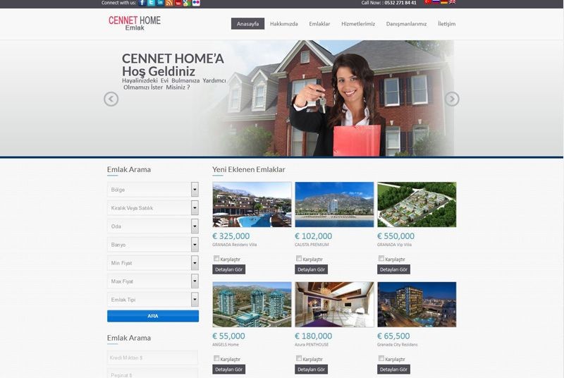Alanya Web Tasarım - Cennet Home