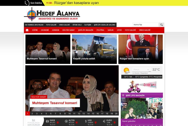 Alanya Web Tasarım - Hedef Alanya Haber