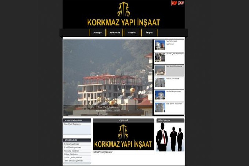 Alanya Web Tasarım - Korkmaz Yapı İnşaat