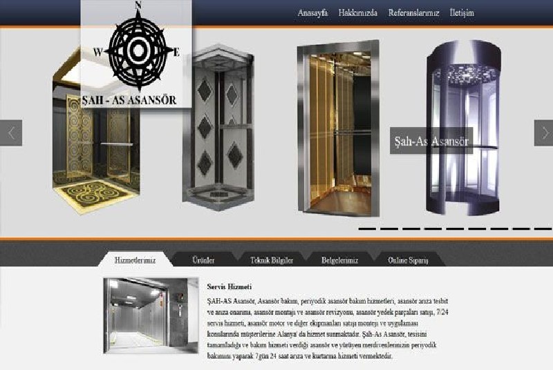 Alanya Web Tasarım - Þah As Asansör