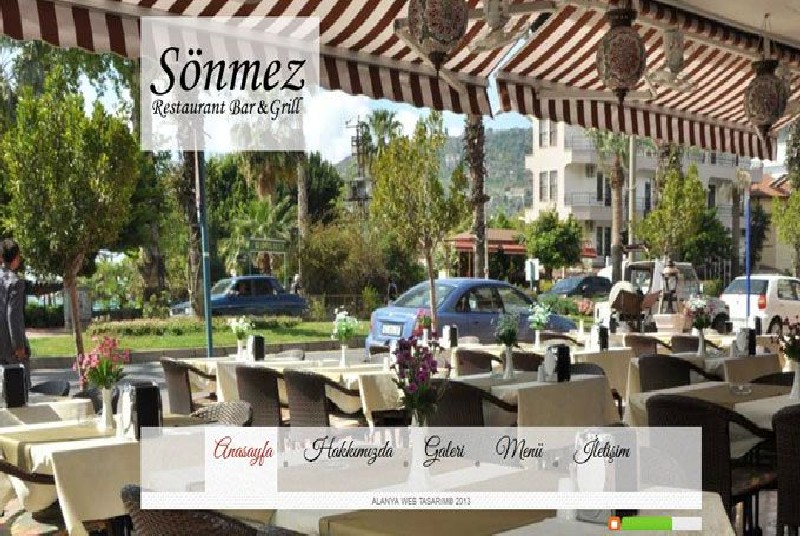 Alanya Web Tasarım - Sönmez Restaurant