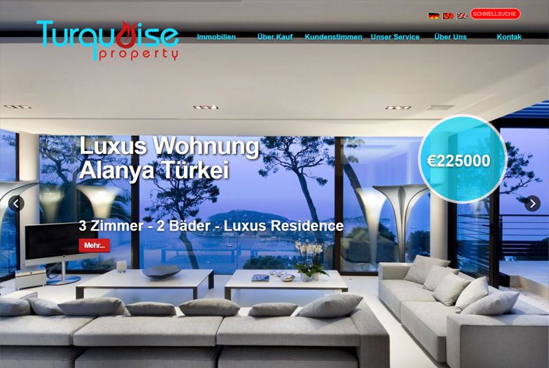 Alanya Web Tasarım - Turquoise Property