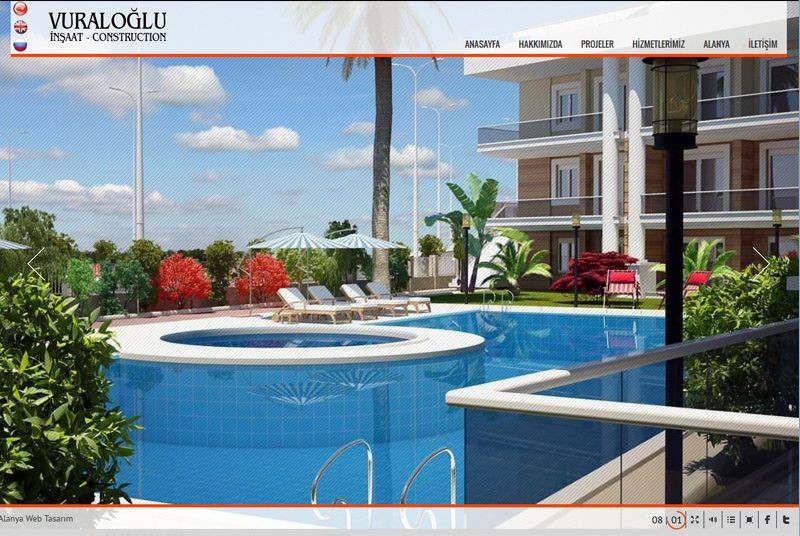 Alanya Web Tasarım - Vuraloğlu İnşaat