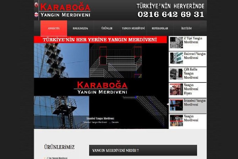 Alanya Web Tasarım - YANGIN MERDİVENİ İSTANBUL