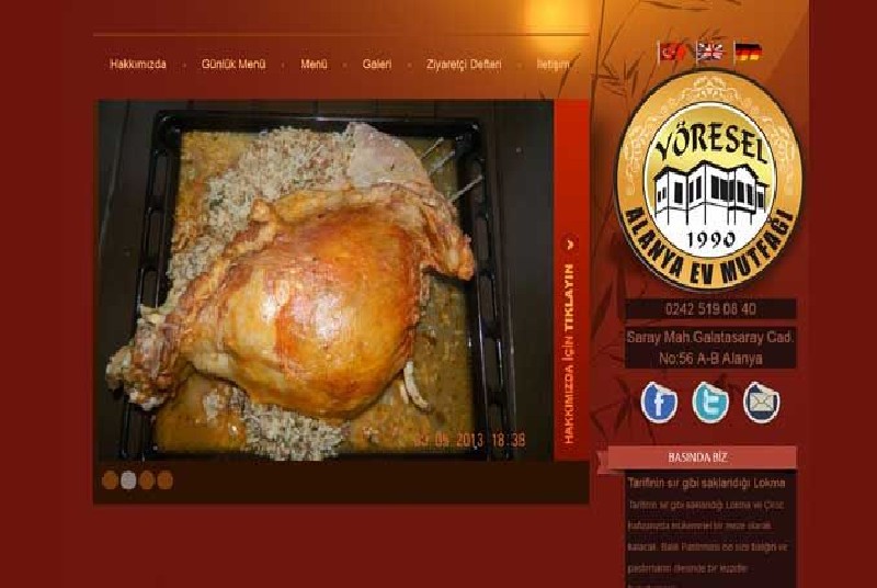 Alanya Web Tasarım - Yöresel Alanya Ev Mutfağı