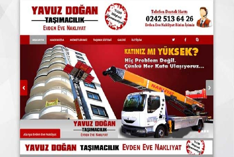 Alanya Web Tasarım - Yavuz Doğan Taşımacılık