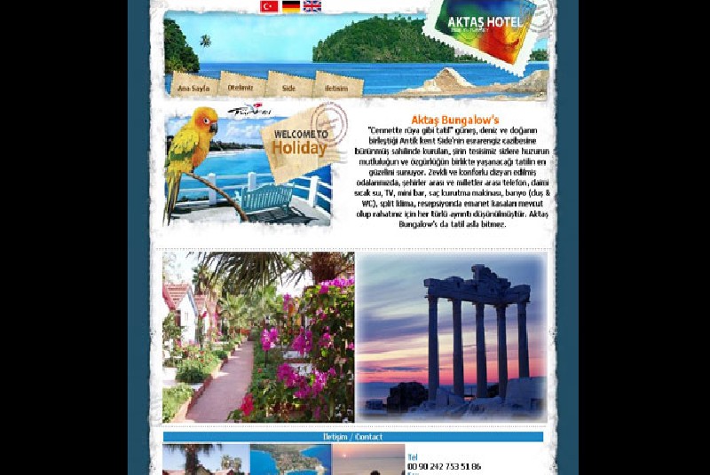 Alanya Web Tasarım - Aktaş Hotel