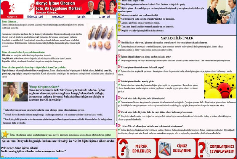 Alanya Web Tasarım - Alanya İsitme Cihazlari