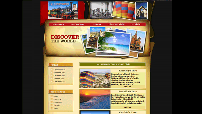 Alanya Web Tasarım - Alisbahnhof Seyehat Acentesi