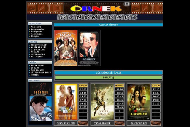 Alanya Web Tasarım - Örnek Sinemaları(alanya)