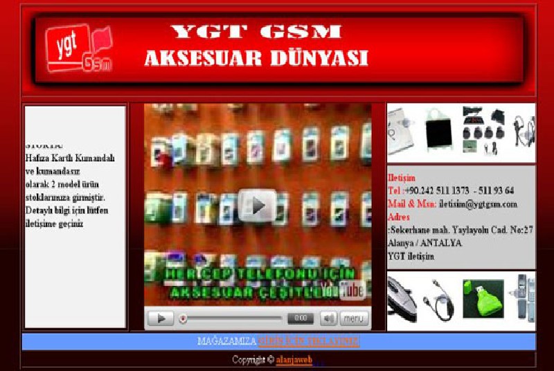 Alanya Web Tasarım - YgT İletişim
