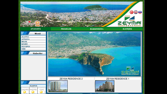 Alanya Web Tasarım - Zeyma İnşaat